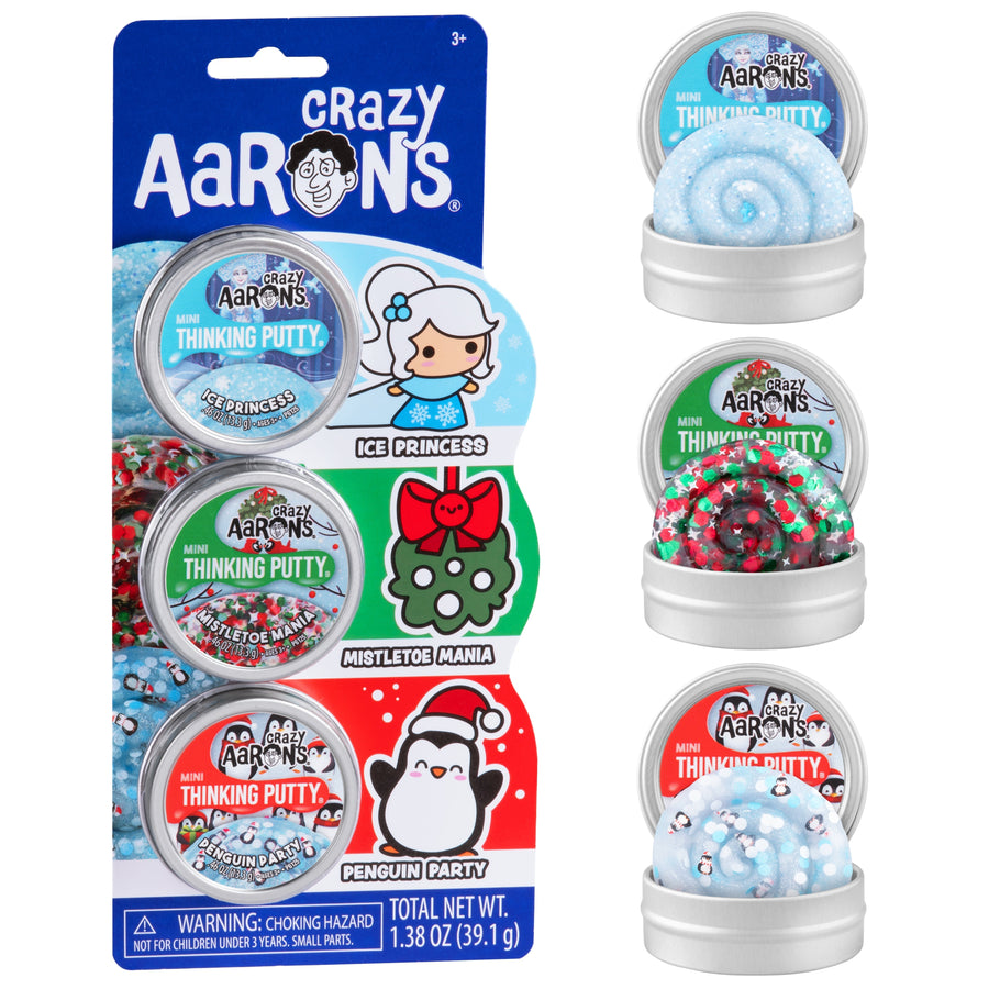 Christmas 2" Fidget Three Pack U6