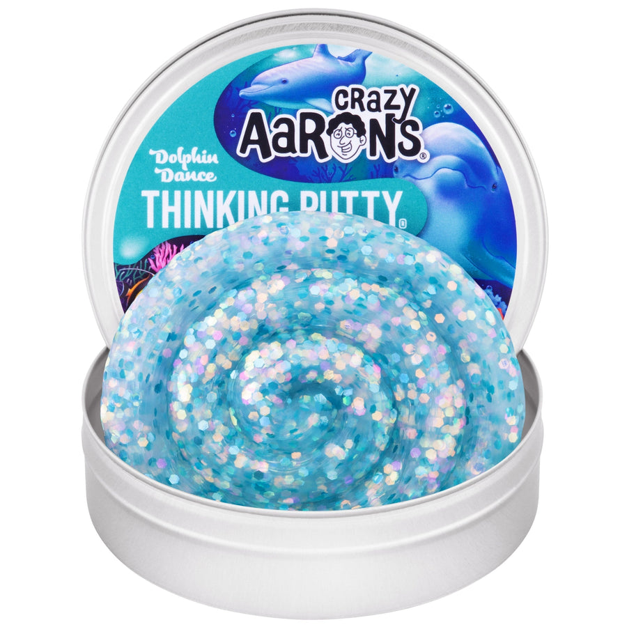 Dolphin Dance - 3.5" Thinking Putty Tin X8
